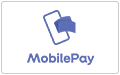 Mobilepays logo. En mobilbetalingsløsning som gør det lettere at gennemføre køb på MASCOT webshop